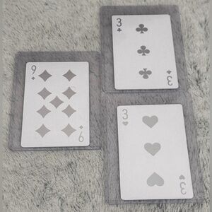 DIOR (set of 3) Holographic Playing Cards